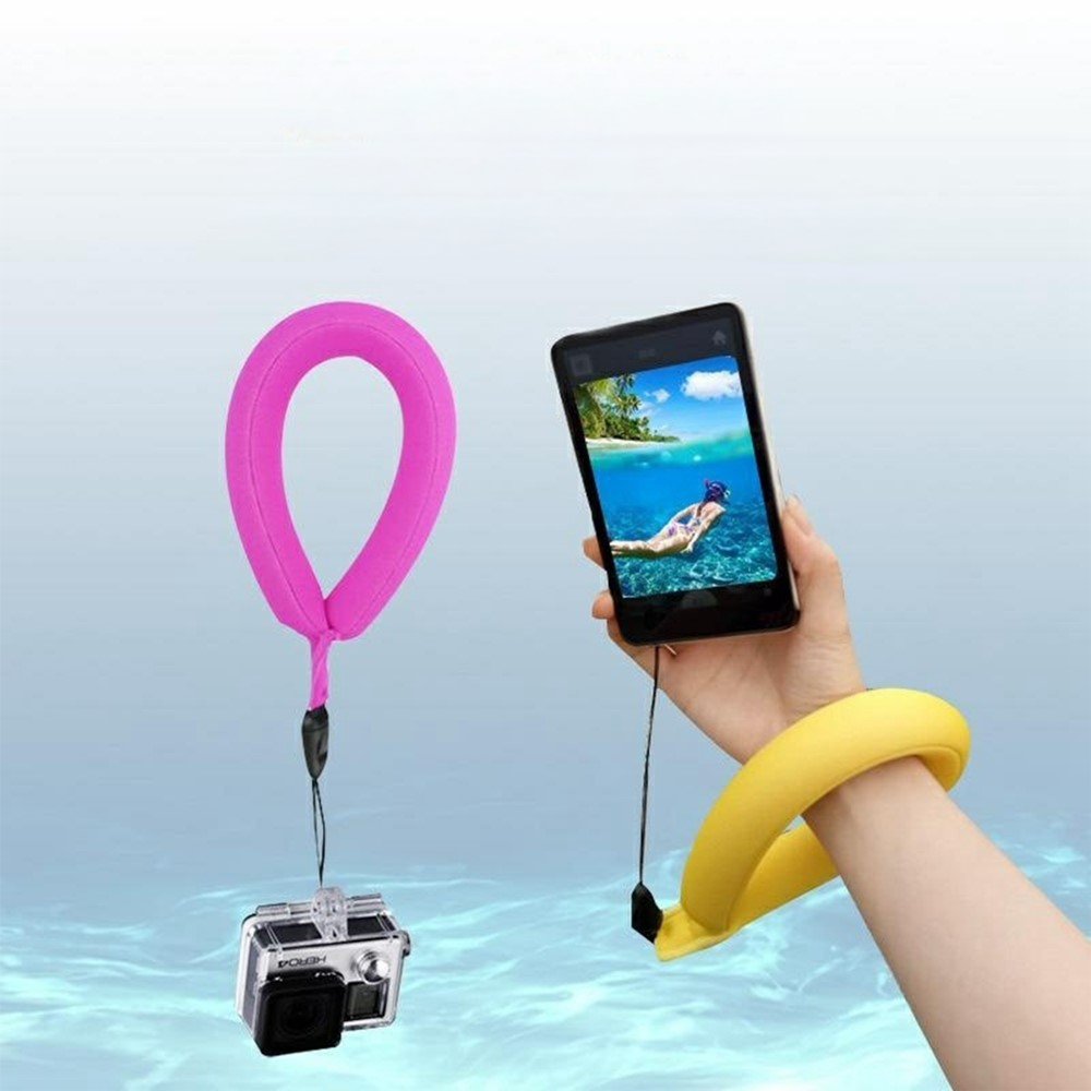 Schwimmende Handschlaufe Schwimmgürtel für Unterwasser Kamera - Orange