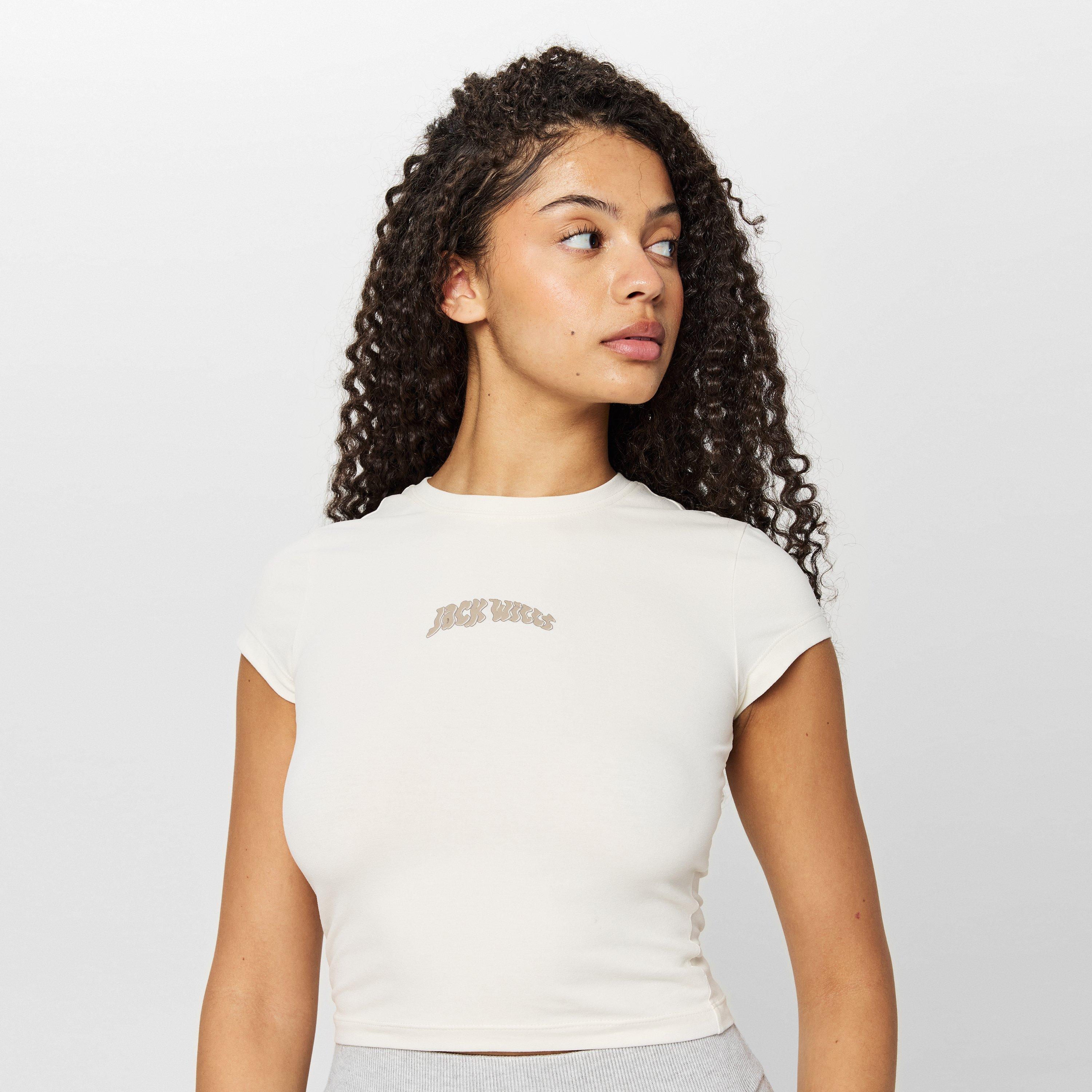 Jack Wills JW Graphic Cap Sleeve T shirt