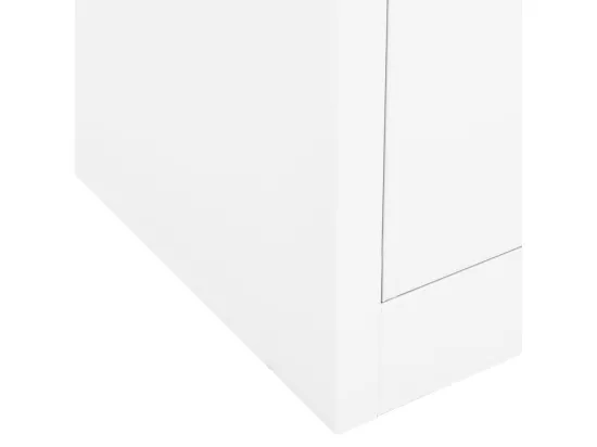 Armoire de bureau Blanc 90x40x102 cm Acier
