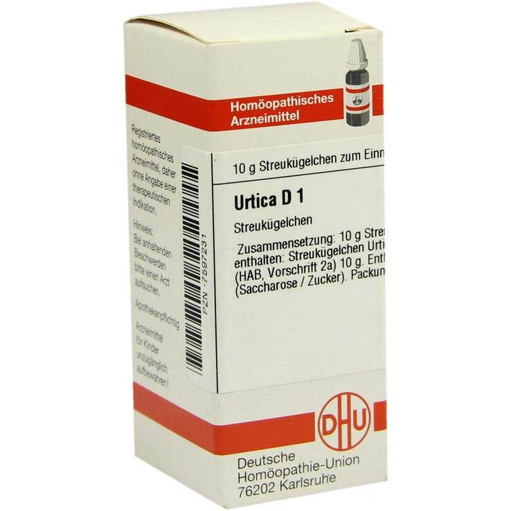 DHU Urtica D 1 Globuli, 10 g