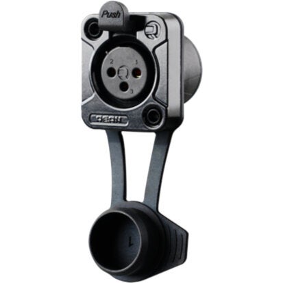 REAN RRX3F-Z-012-0 XLR female 3-pins D-chassisdeel voor outdoor