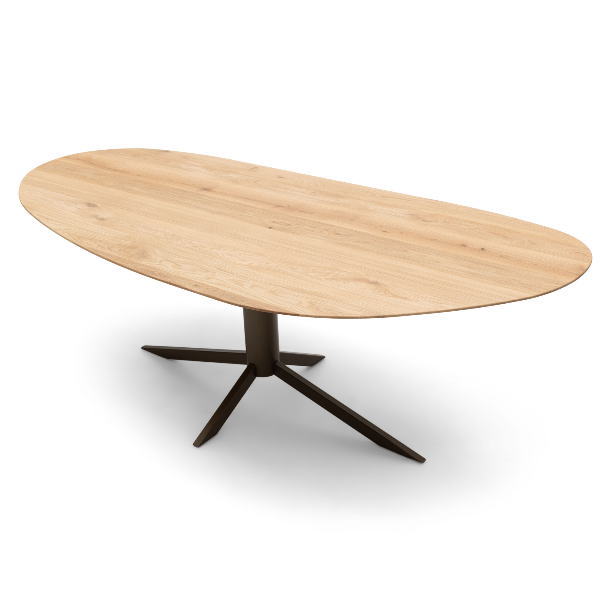Eettafel Mavis groove naturel 200x90 cm