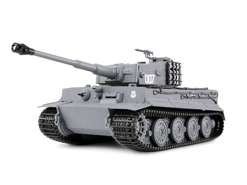 Amewi Panzer Tiger I MP mit IR Battlefunktion, RTR, 1:24 Ferngesteuerter 2. Weltkrieg Panzer mit Infrarot Kampffunktion