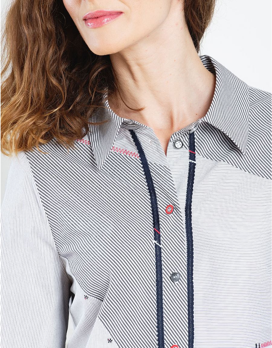 Chemise à rayures