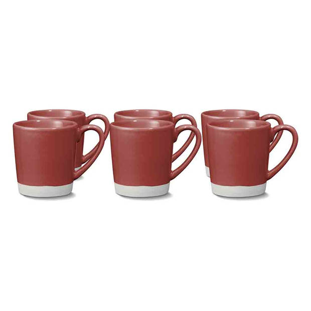 Blokker mokje Krakau - 9,5 cl - Bordeaux - 6 stuks