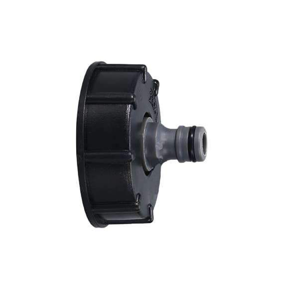 INF IBC-tankadapter plast - 1/2 tommers slangekobling
