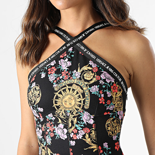 Robe Femme Print Sunflower 72HAO903 Noir Renaissance