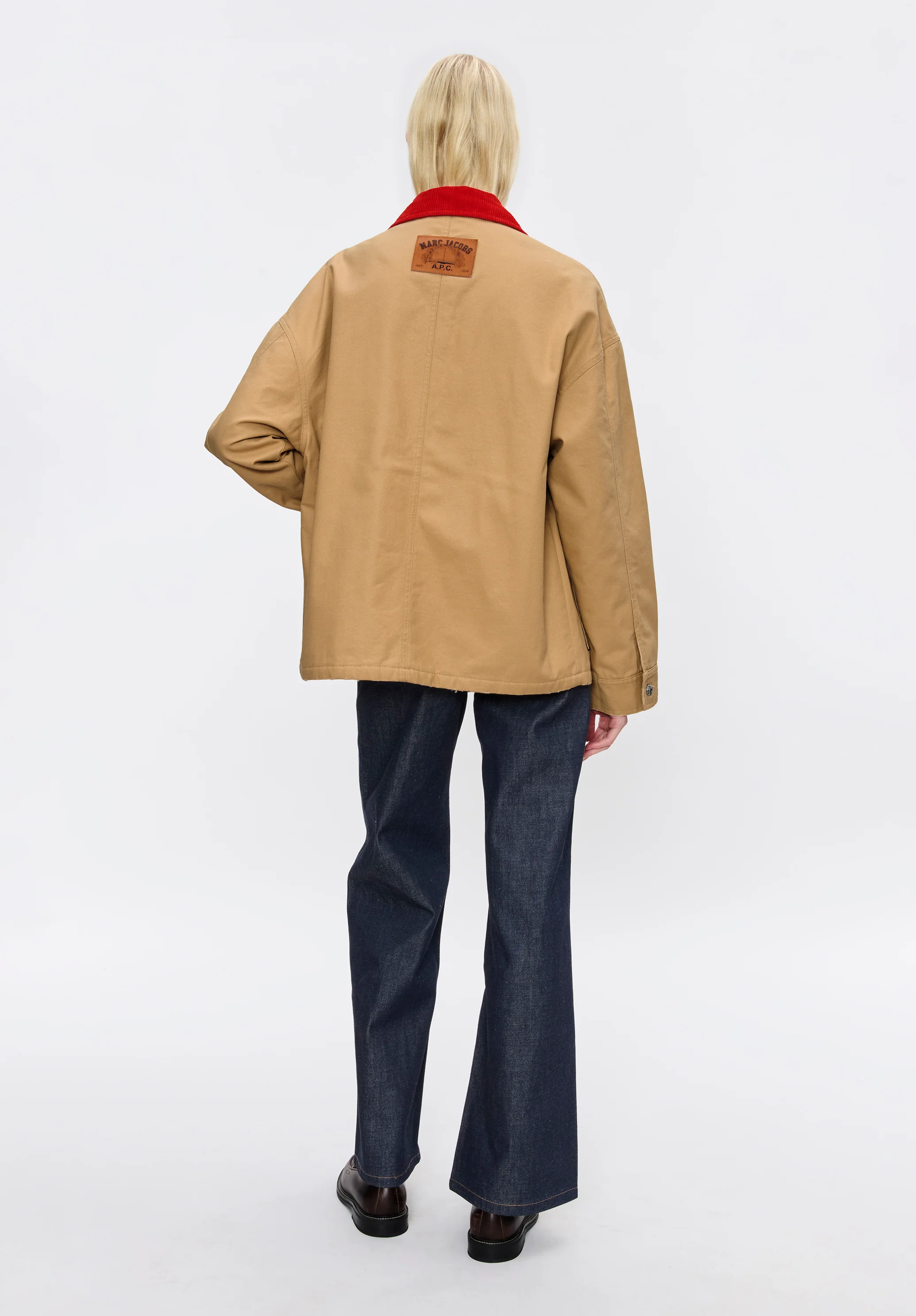 A.P.C. x Marc Jacobs. The Stoned Canvas Unisex Jacket - Camel