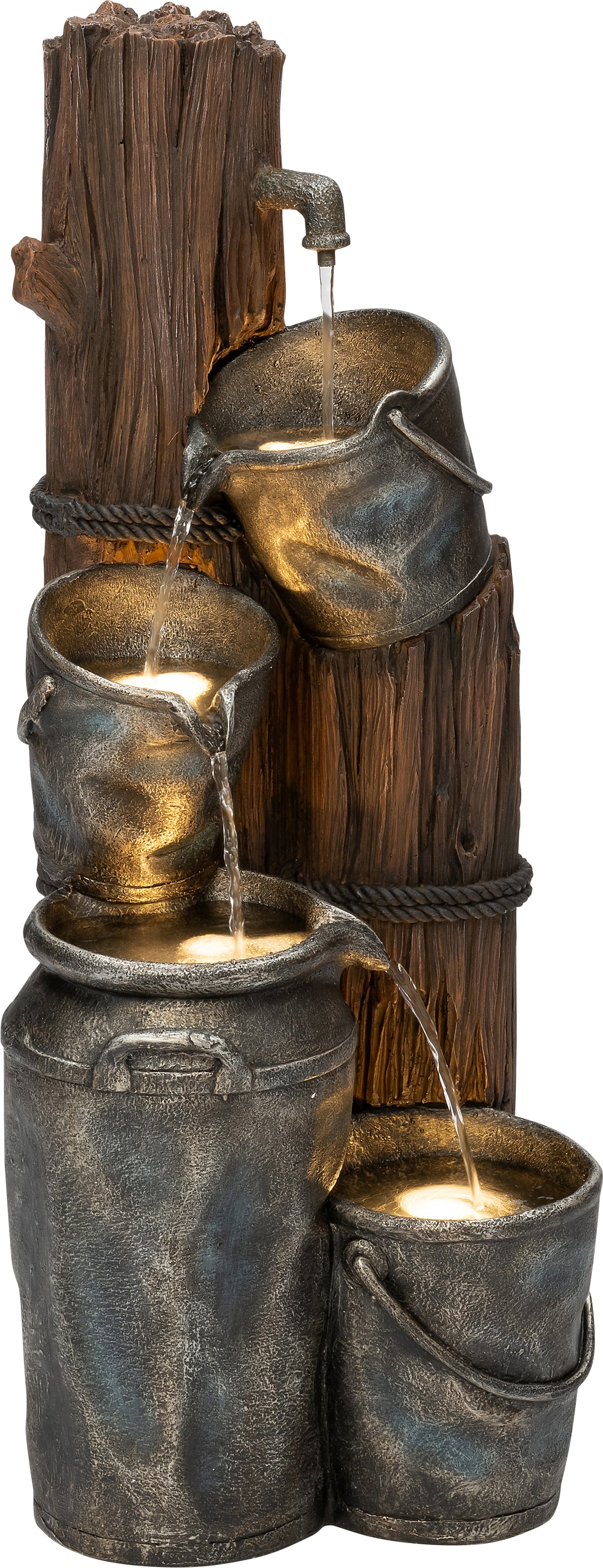 Intratuin waterornament Owen grijs D 39 H 93 cm