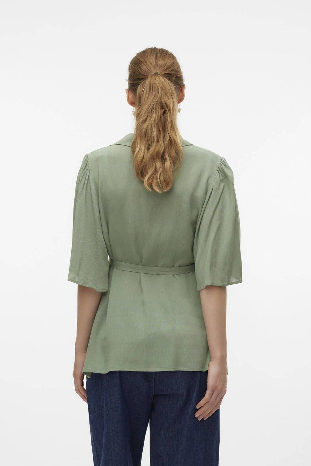 MAMALICIOUS zwangerschaps- en voedingsblouse MLMY groen