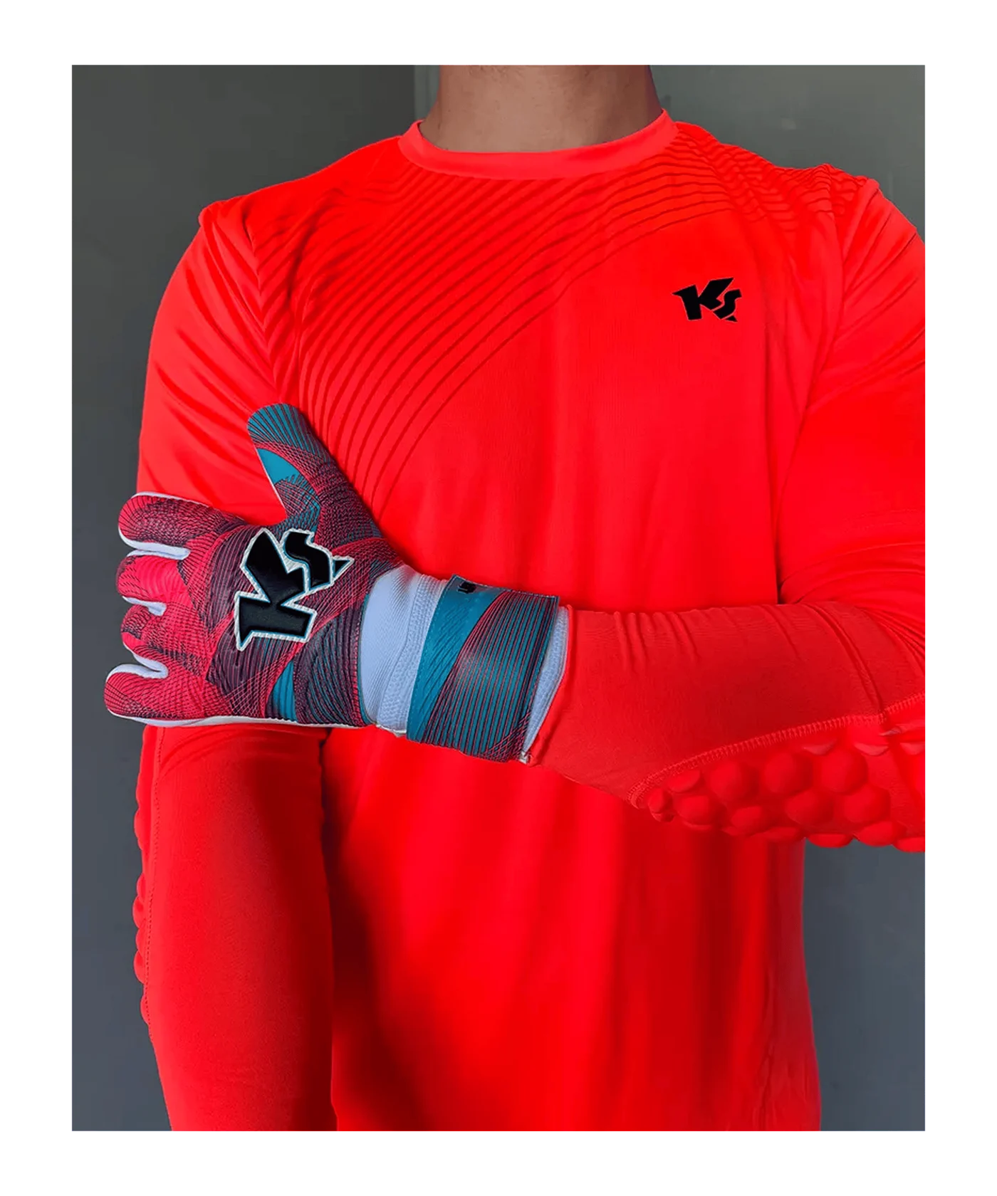 KEEPERsport Torwart Trikot Set Kids Orange F109