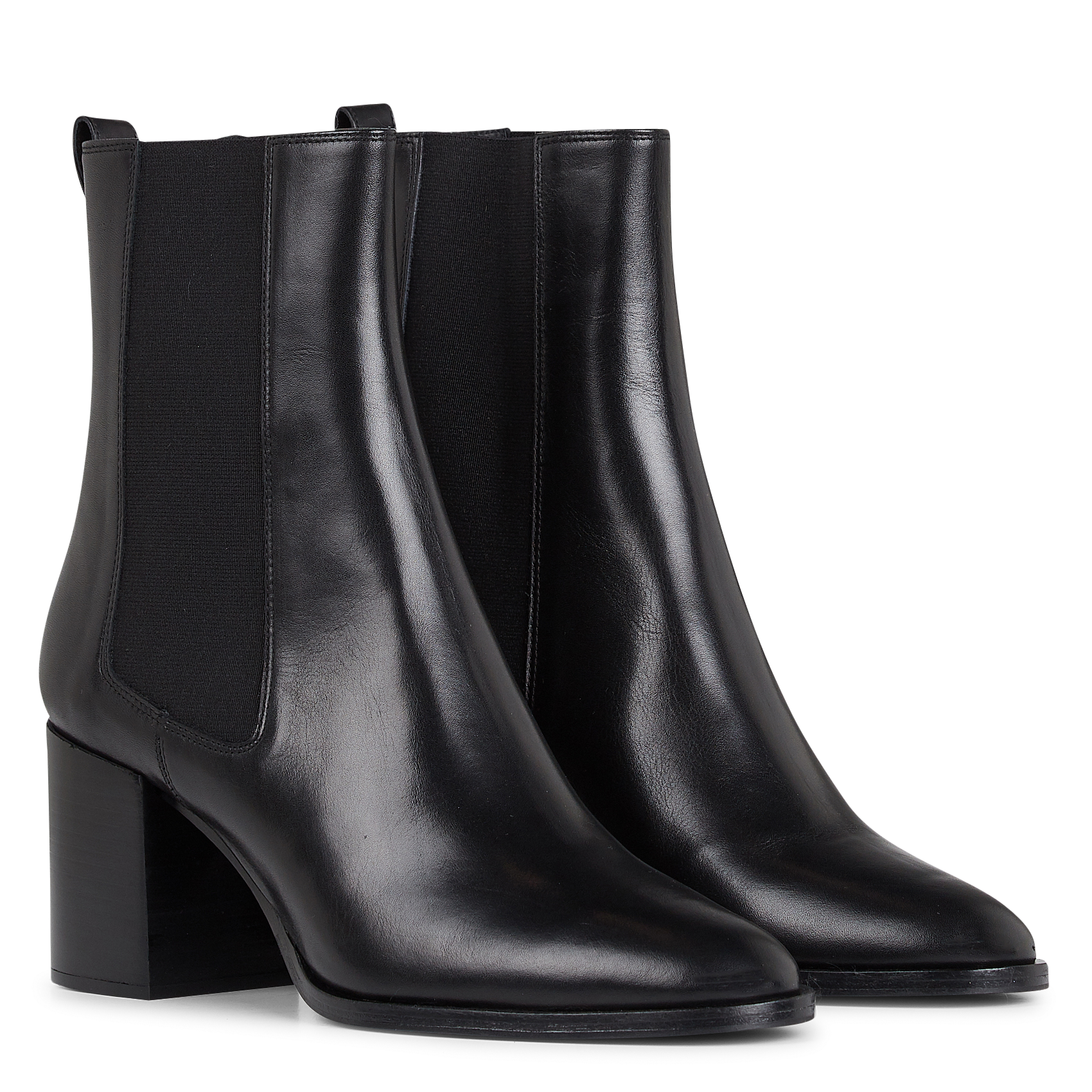 N°663 - Bottines en cuir | Noir