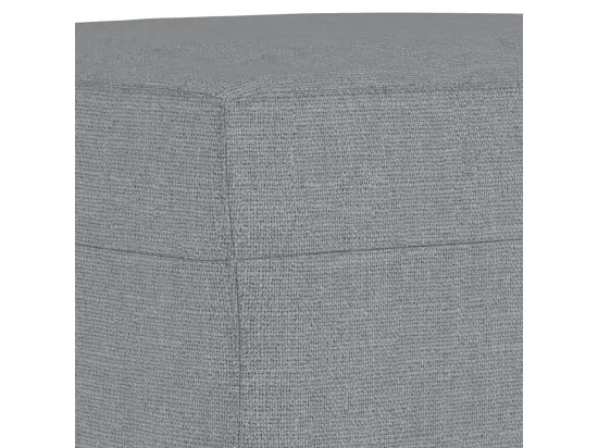 Repose-pied Gris clair 70x55x41 cm Tissu