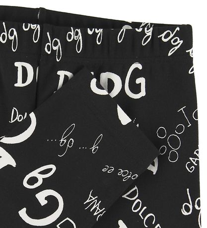 Dolce & Gabbana Leggings - Schwarz m. Print