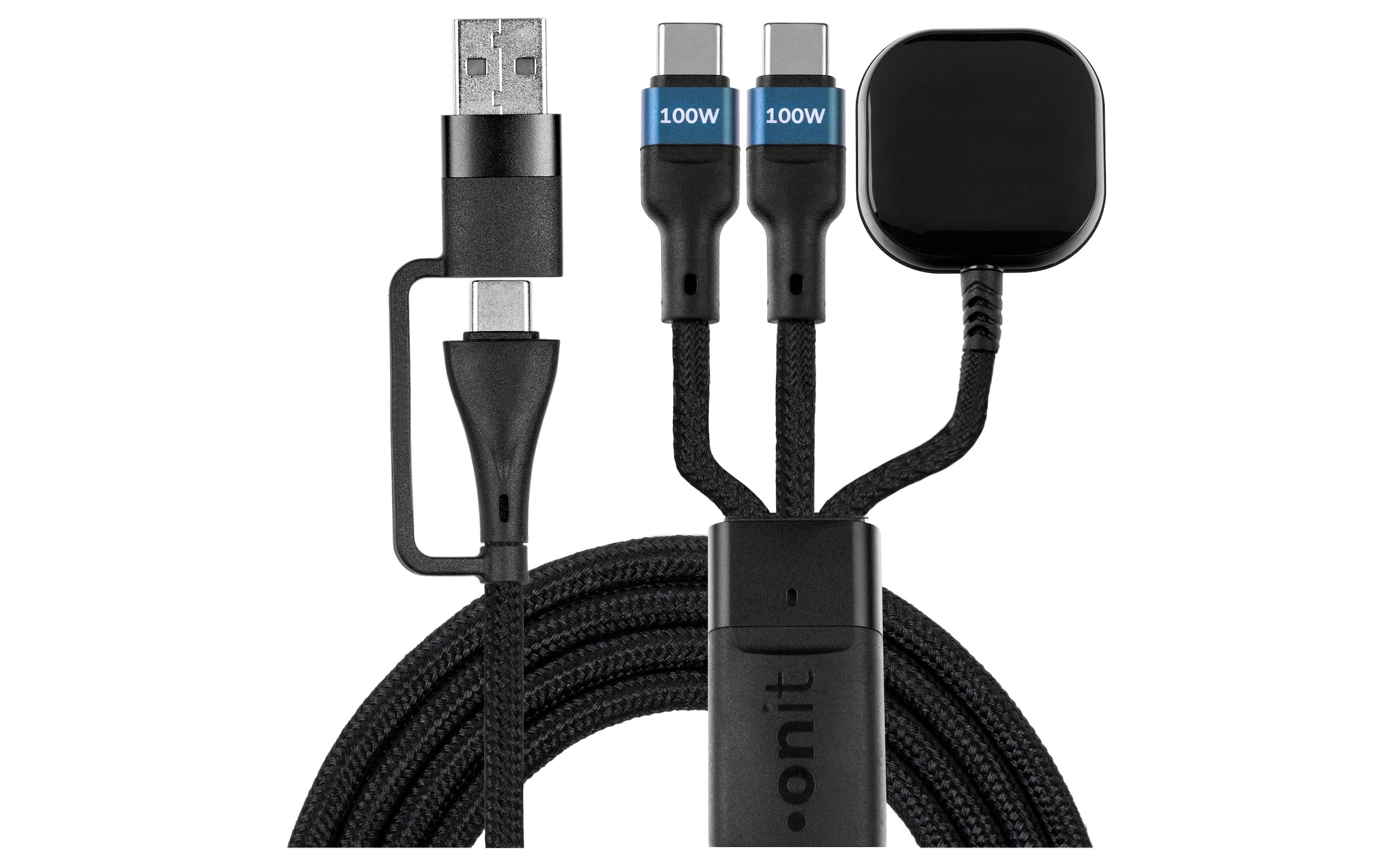 onit USB-Kabel »2.0-Kabel USB A/USB C - 2x USB-C/Ladepad« 120 cm