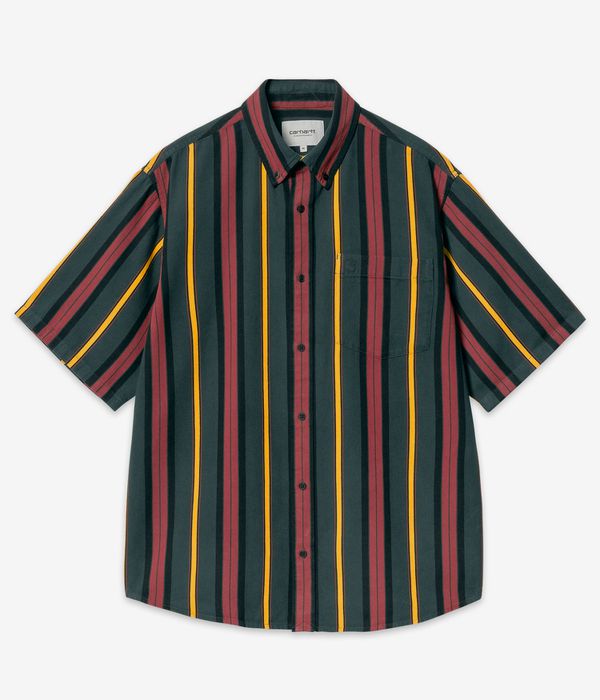 Carhartt WIP Jarrell Hemd (stripe conifer black) online kaufen | skatedeluxe