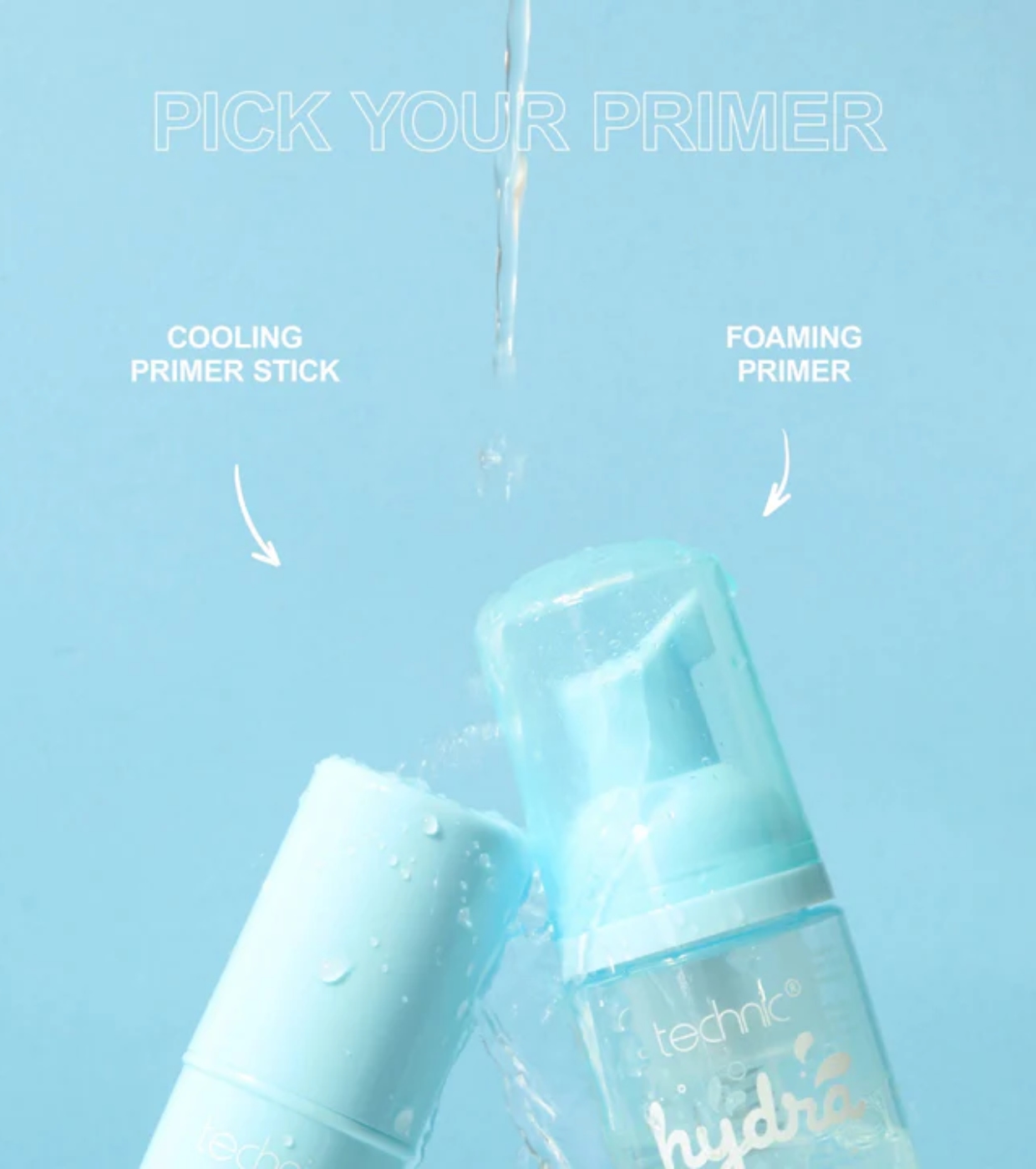 Technic Cosmetics - Primer de maquiagem em espuma Hydra Primer