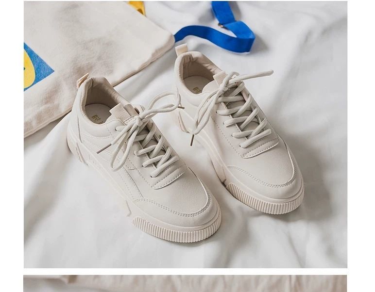 Asterisk - Effen platform sneakers