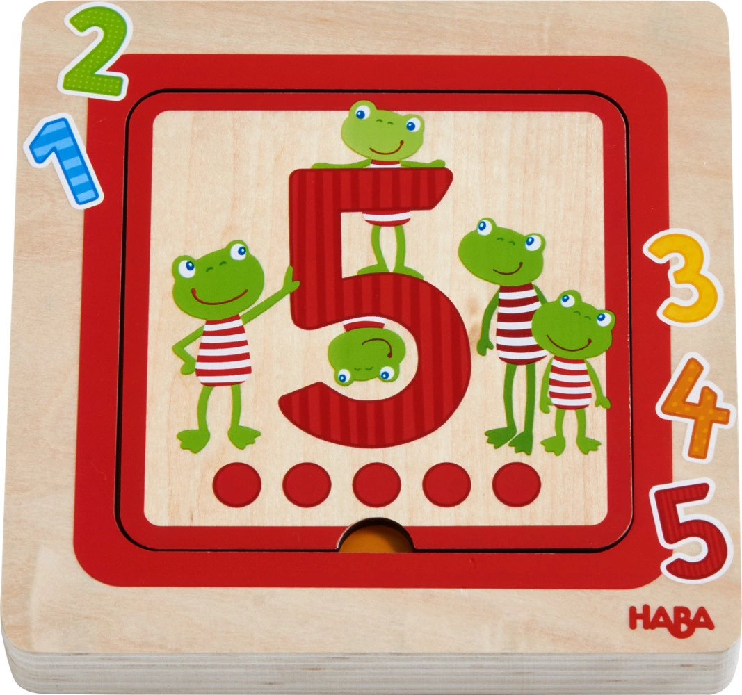 Lagen-Puzzle ZAHLENFREUNDE 5-teilig