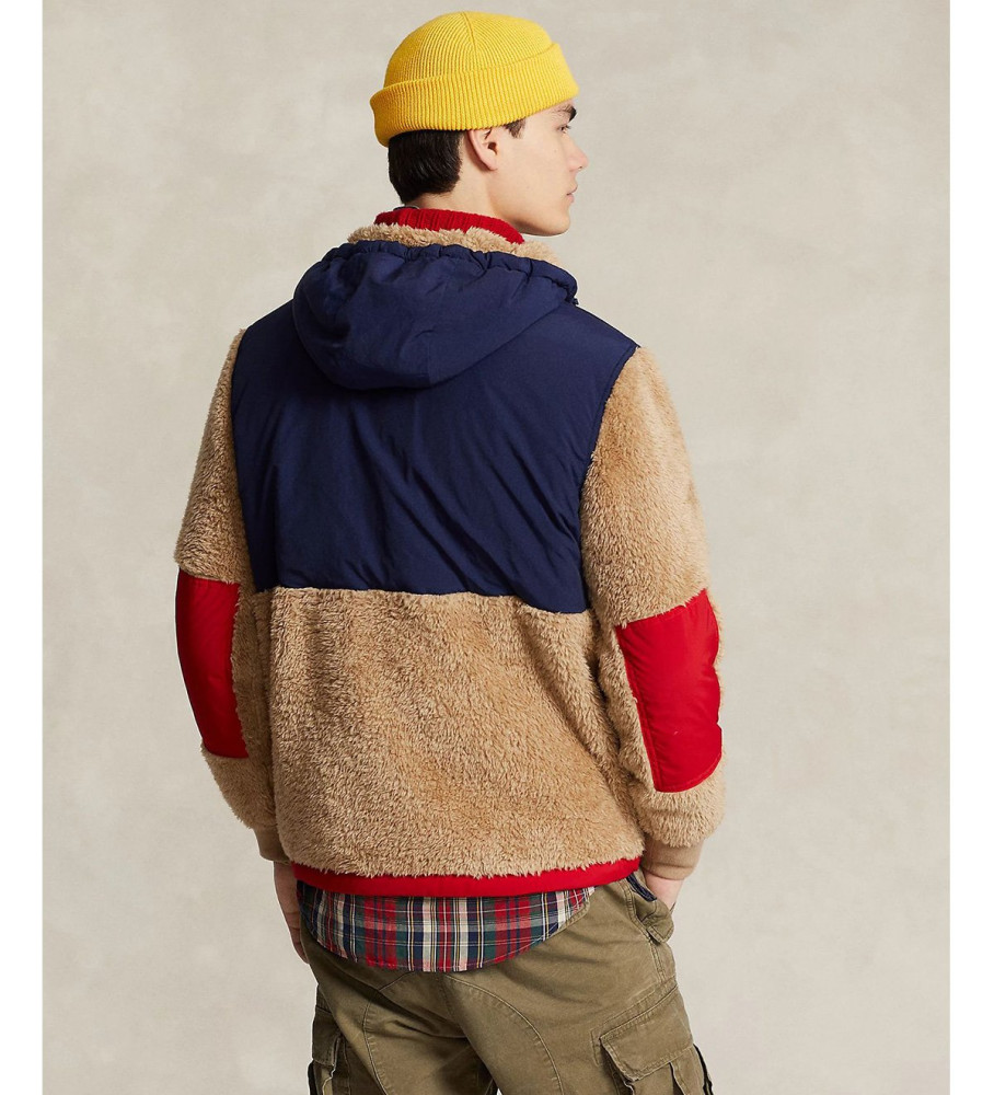 Moletom com zíper Ralph Lauren marrom