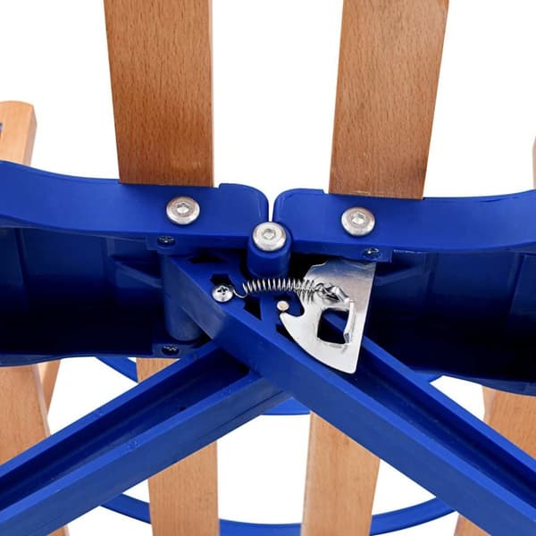 vidaXL Trekjelke med ryggstøtte sammenleggbar 119 cm
