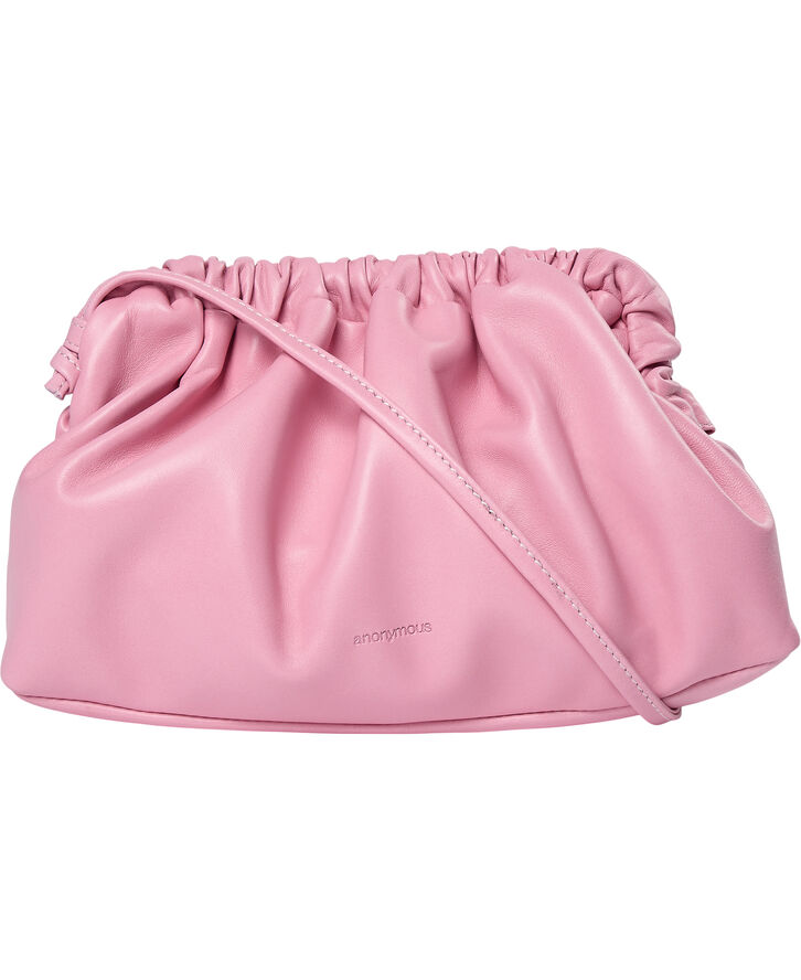 Anonymous Copenhagen Hally petite cloud bag Shiny lamb Candy pink