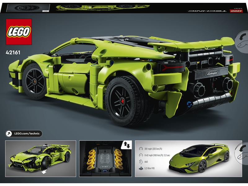 LEGO® Technic Lamborghini Huracán Tecnica 42161 Eine detailgetreue Nachbildung des echten Flitzers