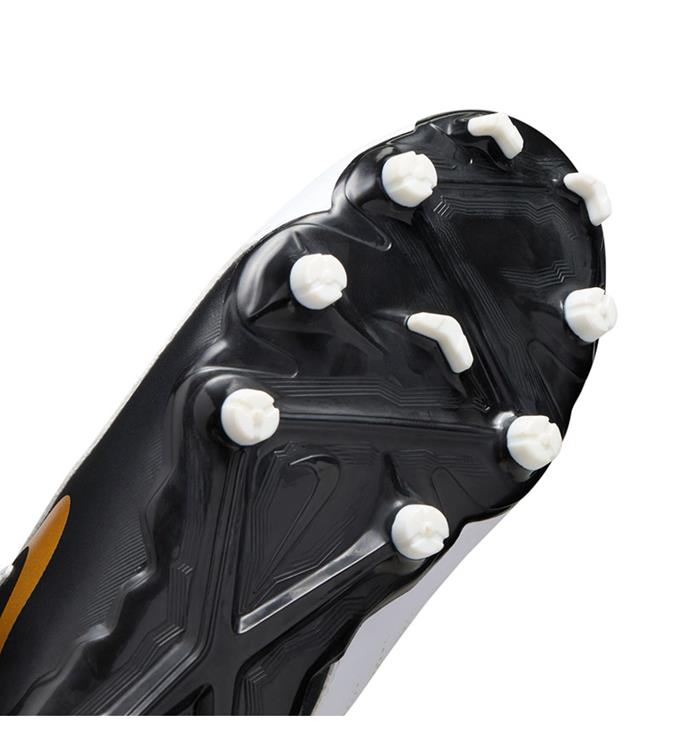 JR PHANTOM GX II ACADEMY FG/MG WHITE-BLACK-MTLC-GOLD-COIN