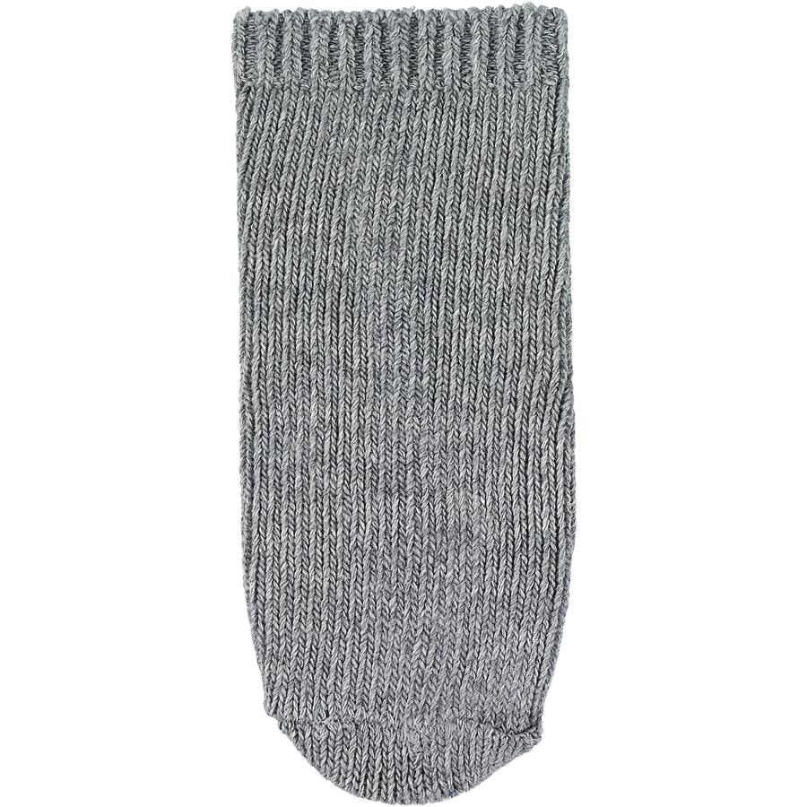 Sterntaler Söckchen Uni Wolle silber melange