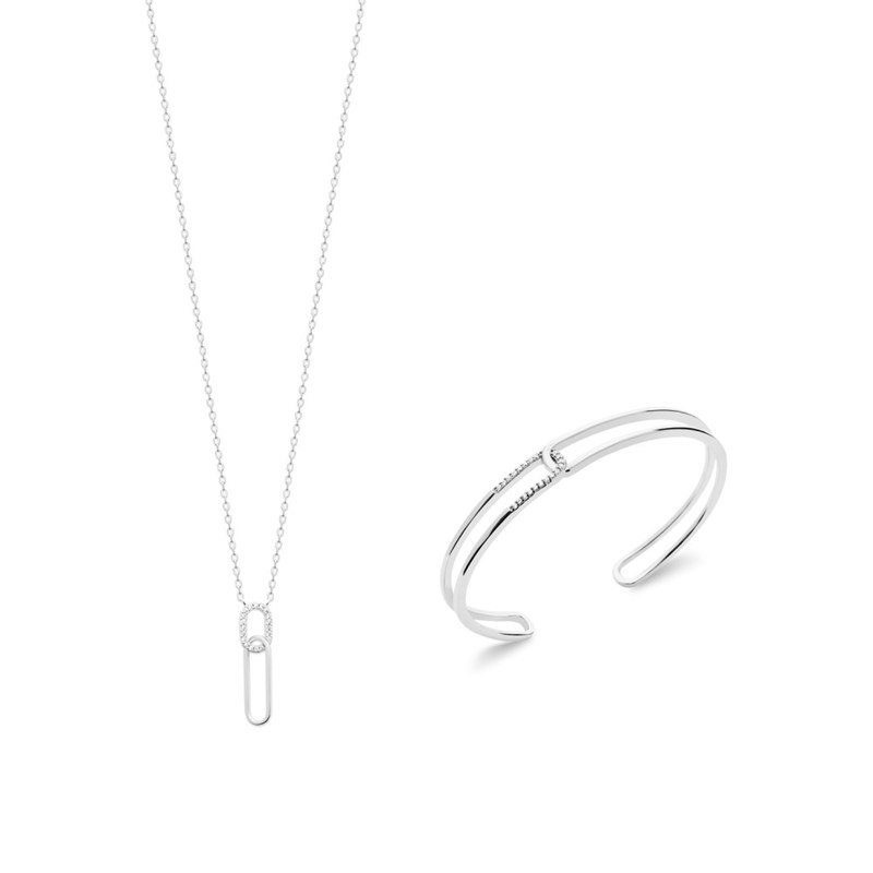 Collier Femme - Argent 925 - Longueur : 45 cm