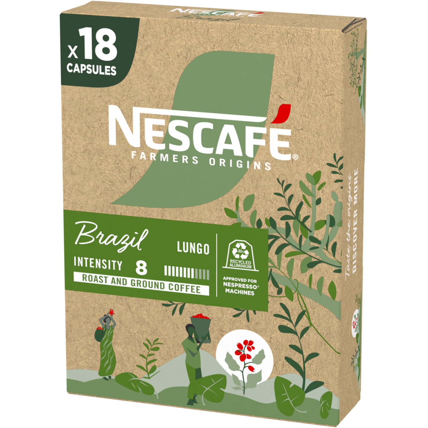 Nescafé Nespresso Brazil 18 Kapseln
