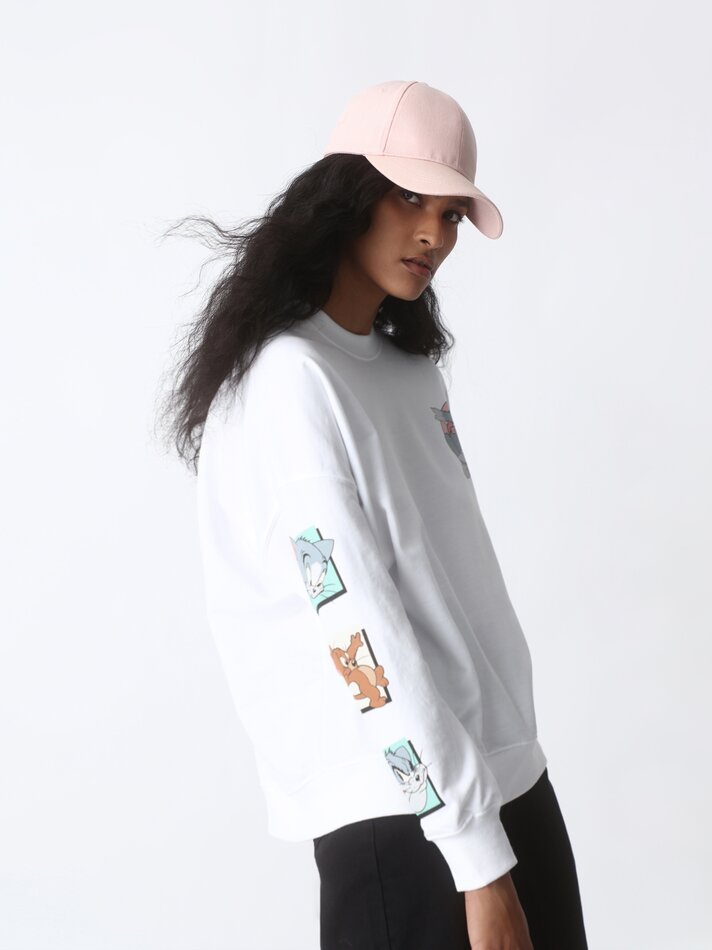 Moletom estampado Tom&Jerry © &™WBEI - Verde