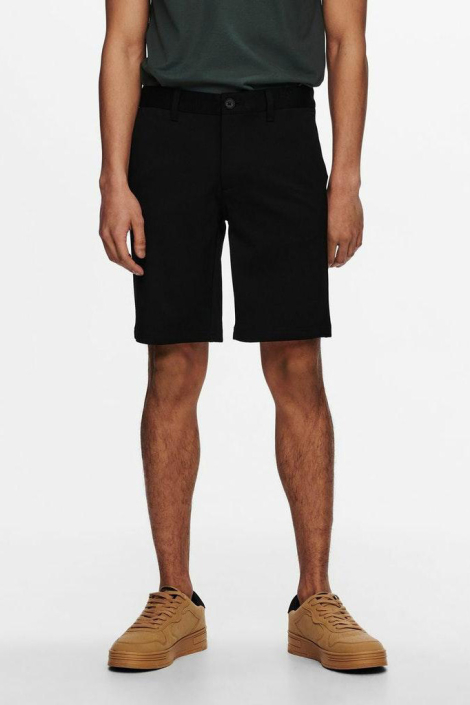 Only & Sons zwarte heren korte broek