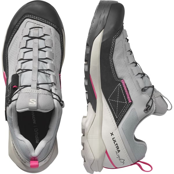 Chaussure de randonnée basse SALOMON X ULTRA ALPINE GORE-TEX W ALOE/NINE IRON/ROUGE RED