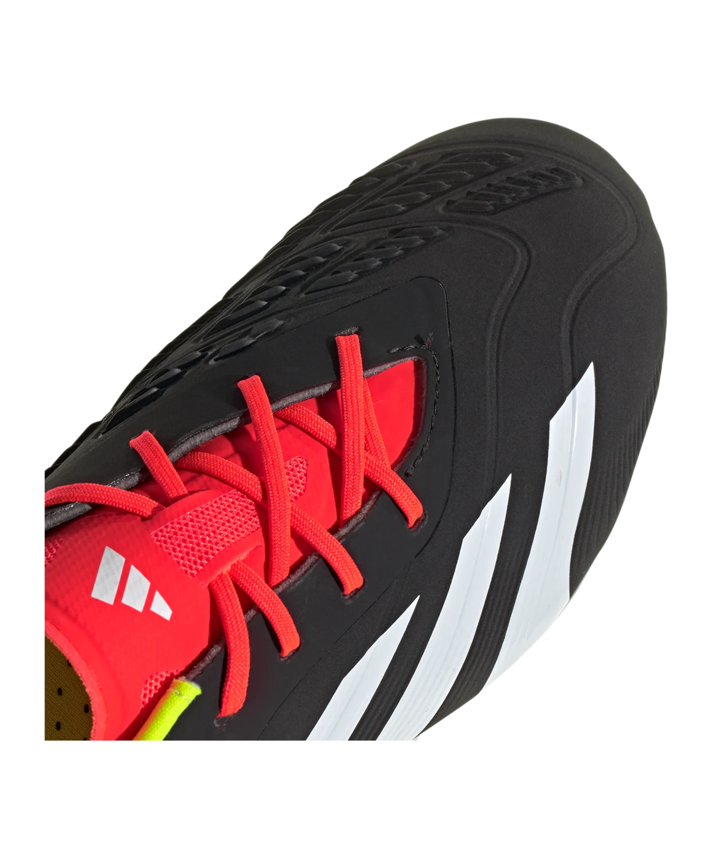 adidas Predator Elite FG Solar Energy Kids Schwarz Weiss Rot