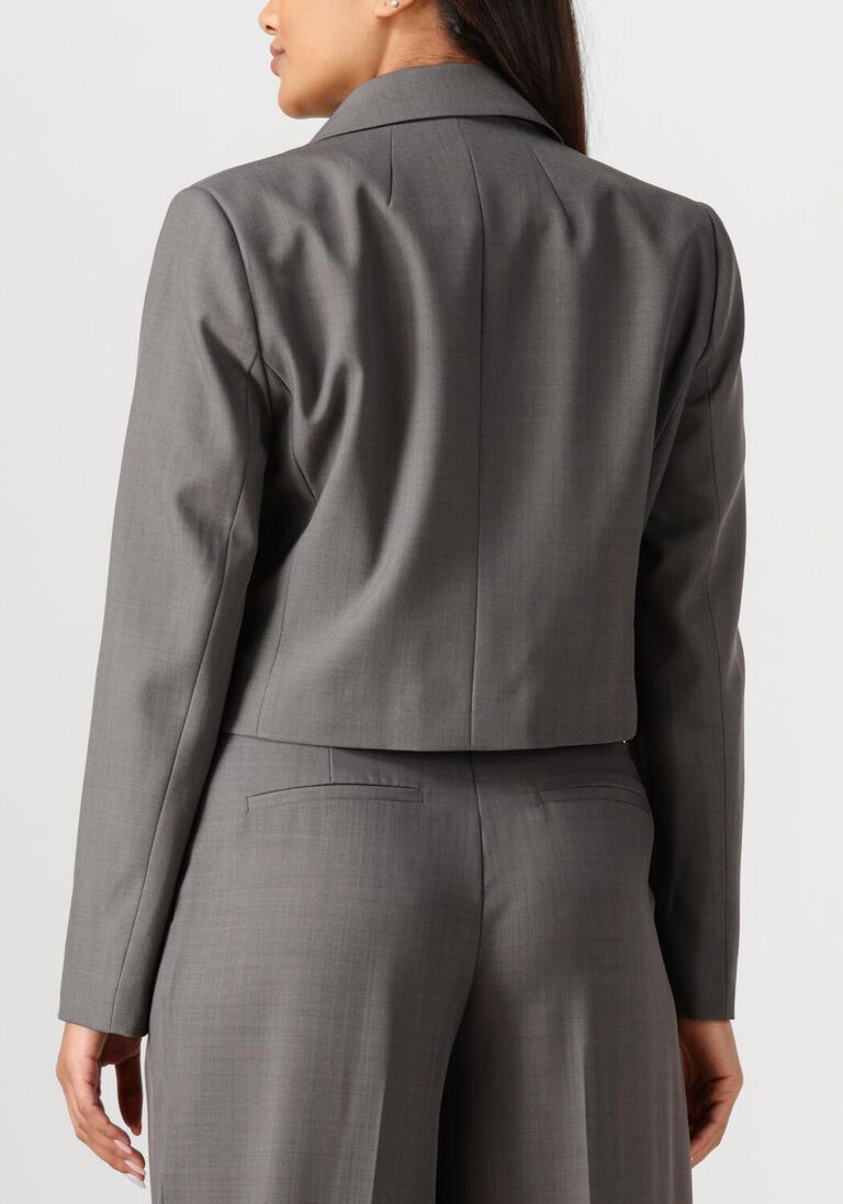 donkergrijze co'couture blazer liane blazer