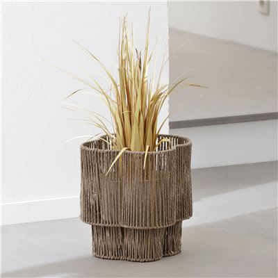 Cache-pot tressé