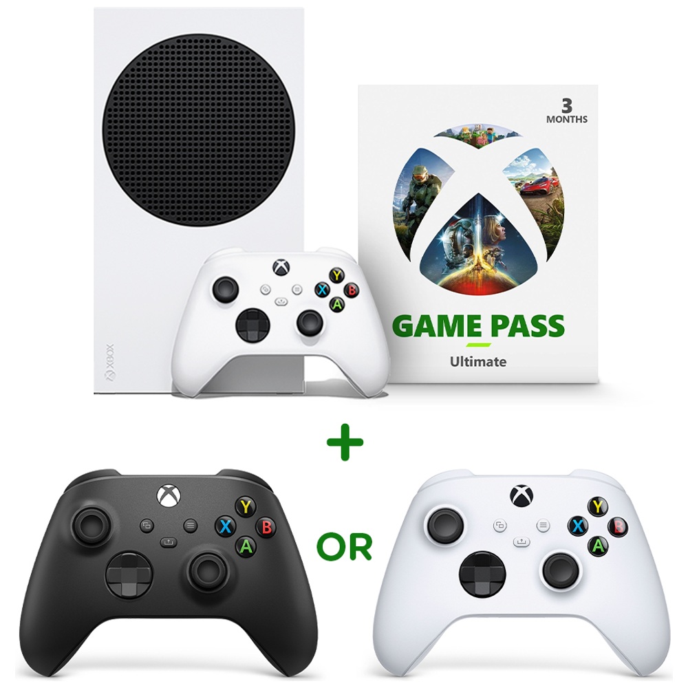 Xbox Series S Starter-Bundle & zusätzlicher Wireless-Controller