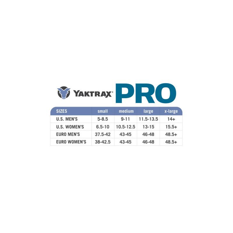 Yaktrax pro - Chaines chaussures