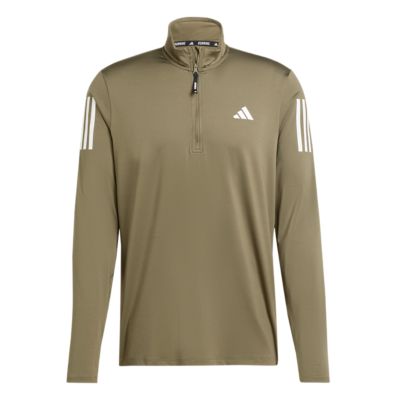 AdidasOwn the Run Half-Zip Longsleeve - oliv