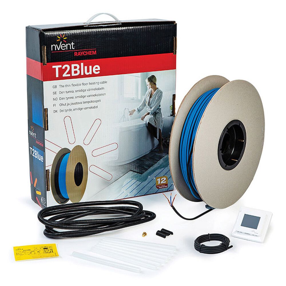 GULVVARME EL RAYCHEM T2BLÅ-10 1800W 180M