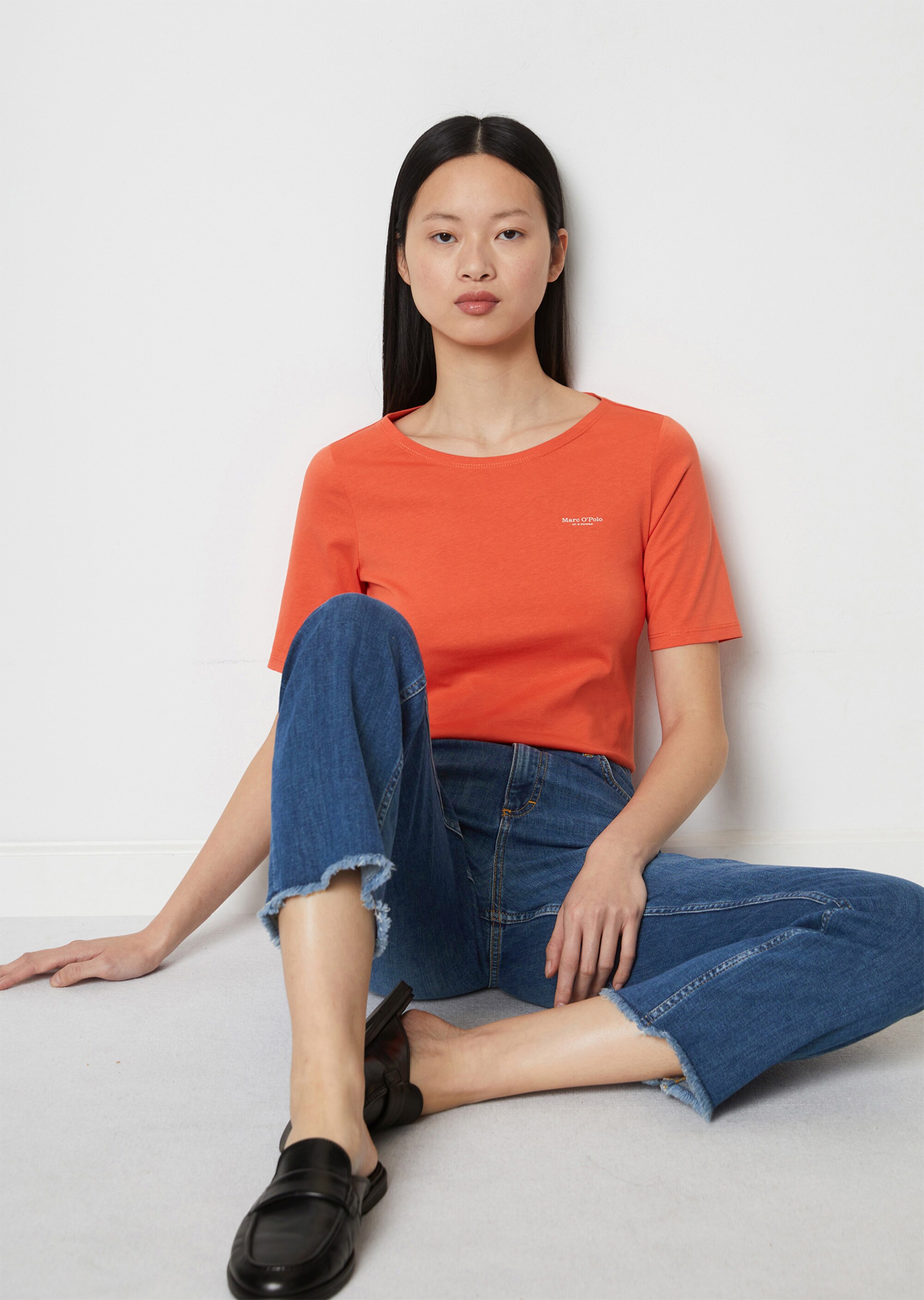 Basic-T-Shirt regular aus reinem Organic Cotton
