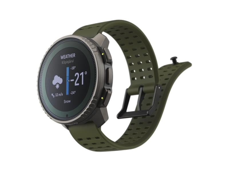 SUUNTO Sportuhr Vertical Titanium Solar Forest Abenteuer-Uhr für Outdoor-Expeditionen mit Solarladung