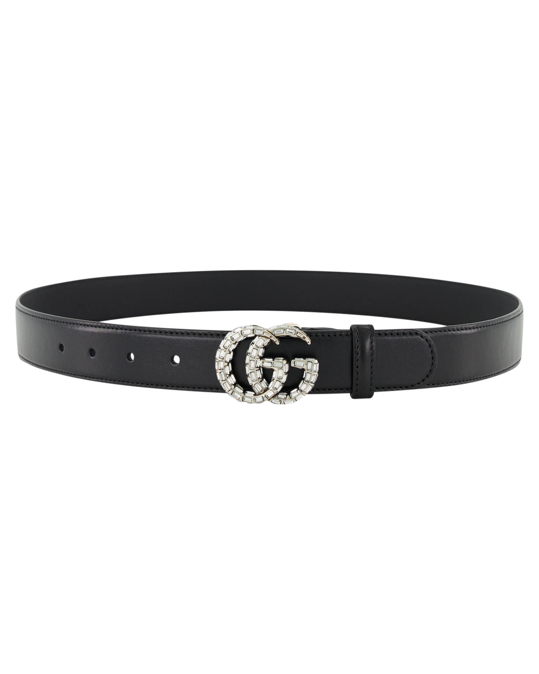 Gucci| Damen Ledergürtel GG MARMONT PLUTONE CALF/STRASS