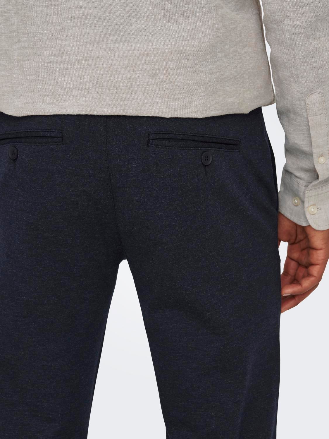 ONSMARK Verjüngter Slim Fit Chino Hose Dress Blues