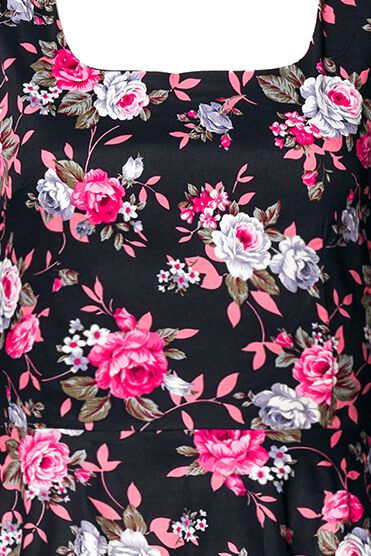 Swing Floral Dress | Belsira Robe mi-longue