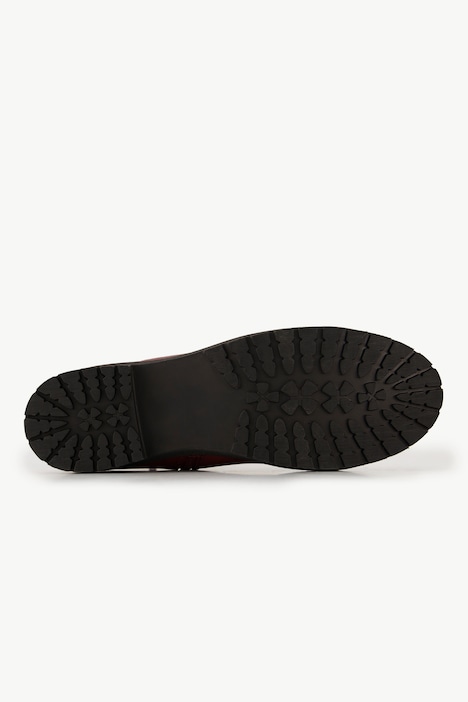 Leder-Boots, Ziernähte, Wechselfußbett, Weite H