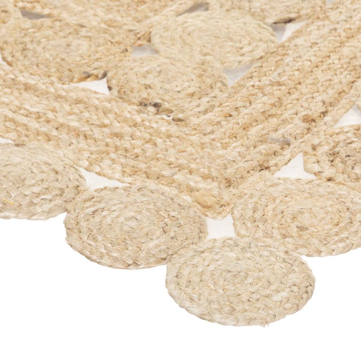 TAPIS JUTE AJOURE D.120X170CM