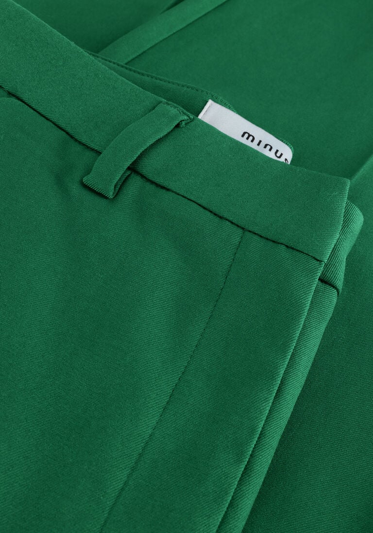 MINUS groene minus pantalon livina straight leg pant