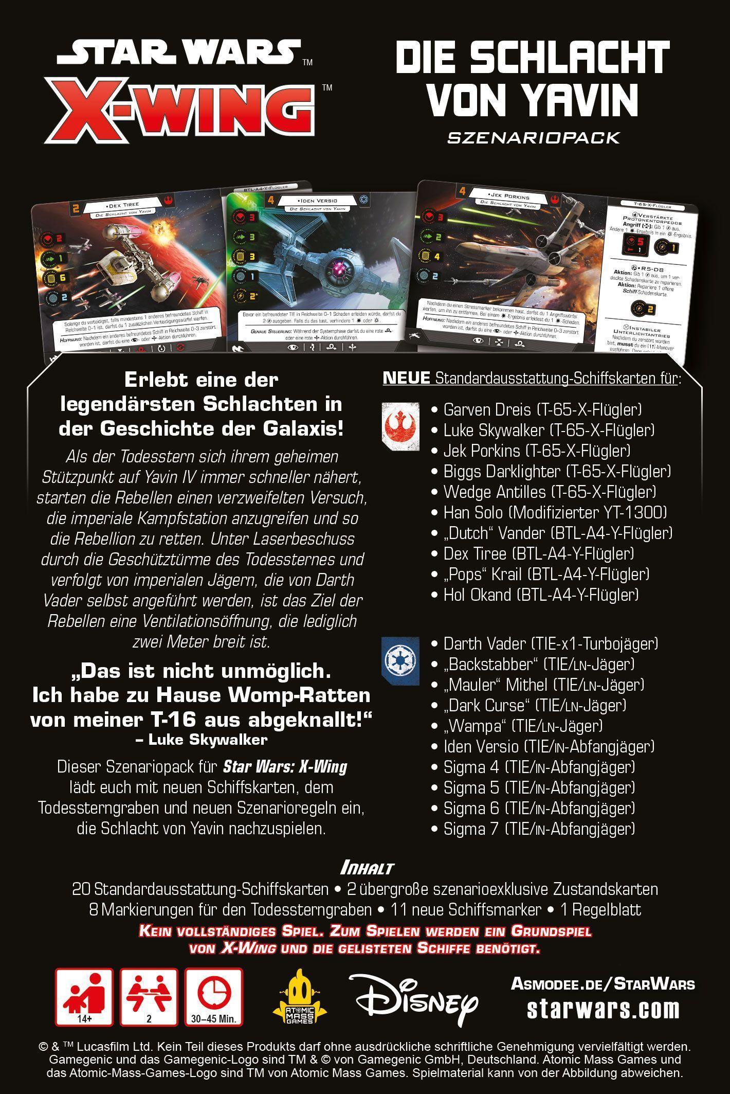 Star Wars: X-Wing 2. Edition  Die Schlacht von Yavin